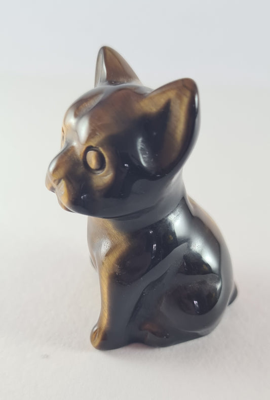 Figurine Bouledogue Œil de tigre n°45