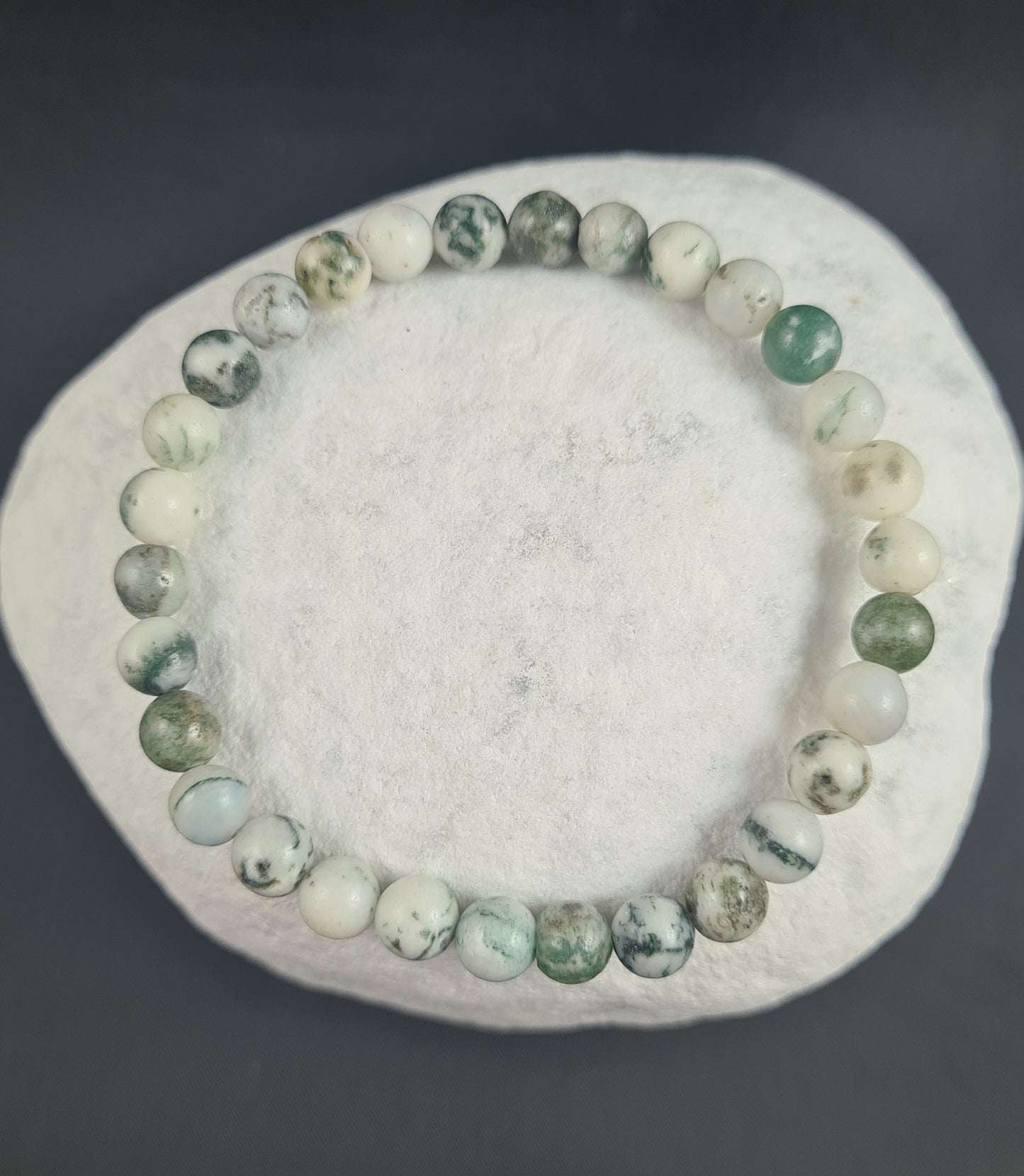 Bracelet Agate arbre 6mm