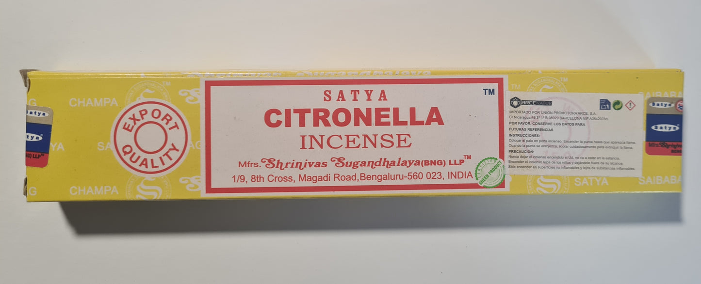 Encens bâtons Satya Citronella
