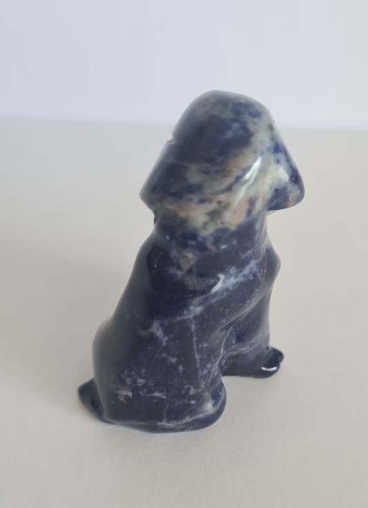 Figurine Chien Sodalite n°100