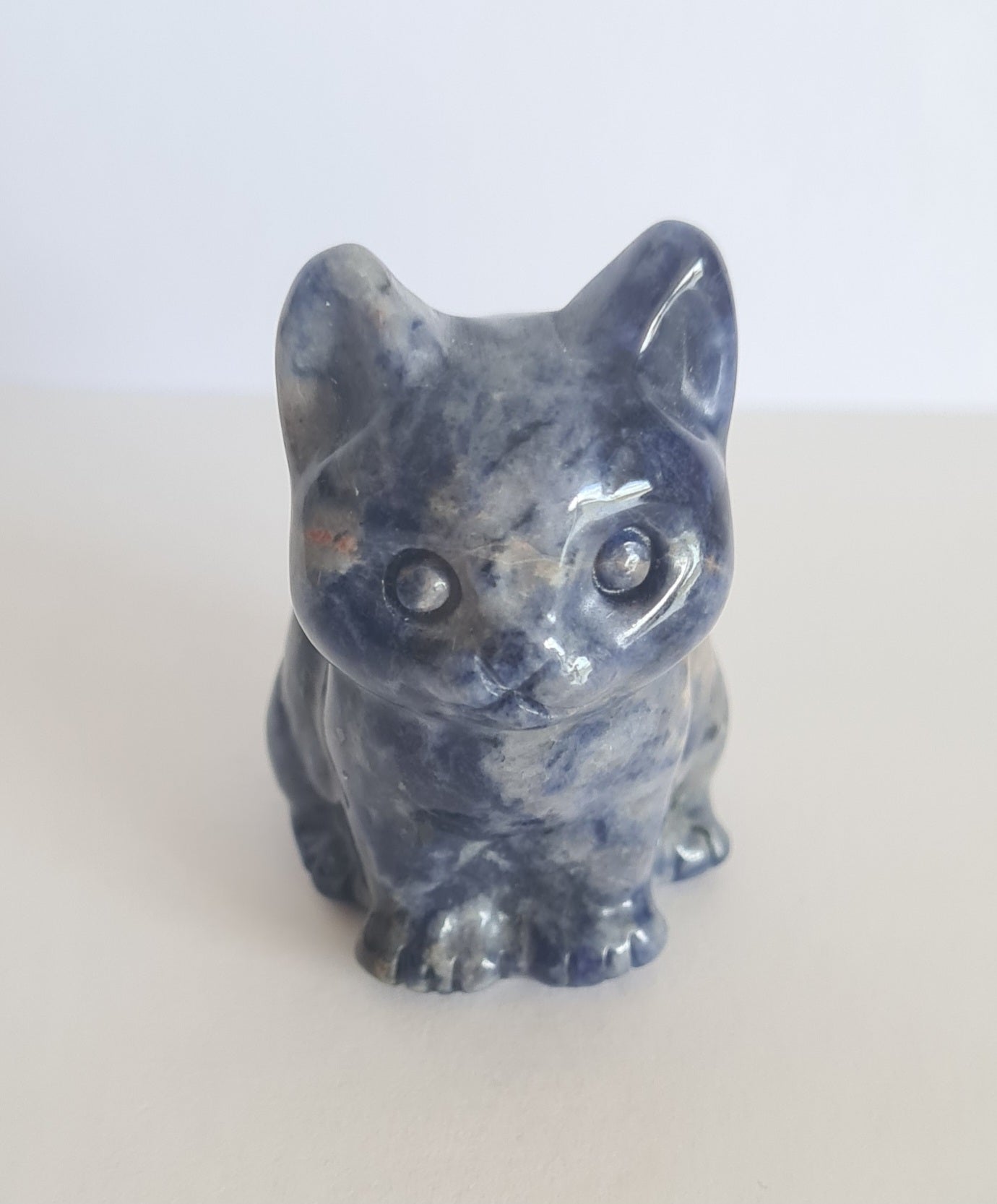 Figurine chat Sodalite n°5