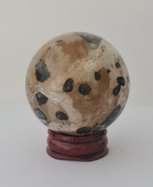 Sphère jaspe léopard n°9
