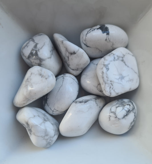 Pierre roulée Howlite