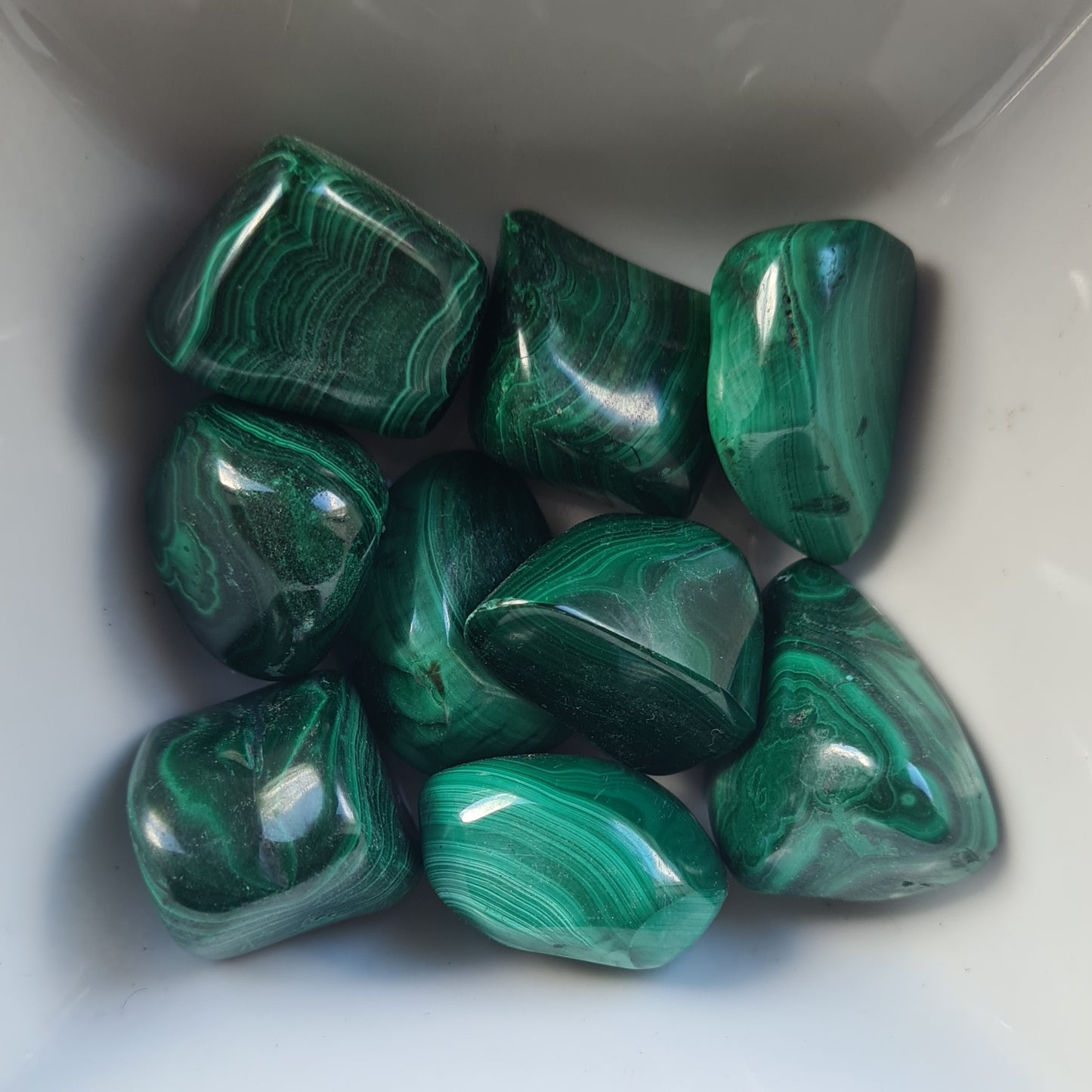 Pierre roulée Malachite