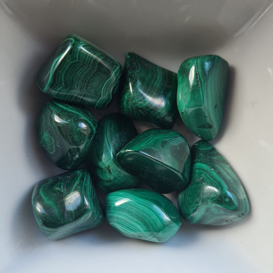 Pierre roulée Malachite