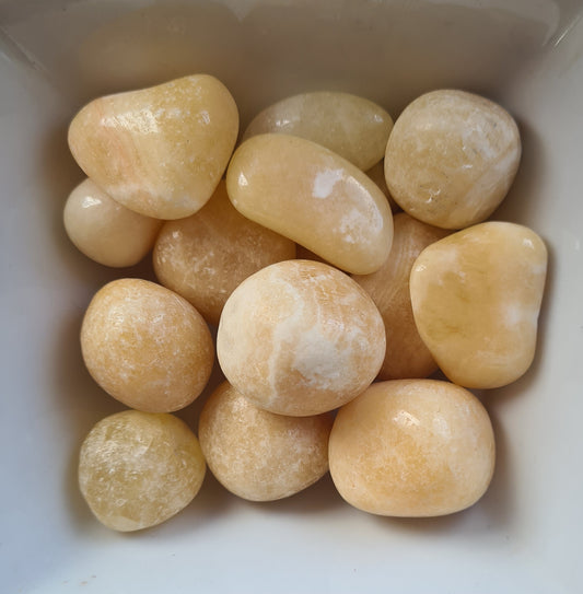 Pierre roulée Calcite orange