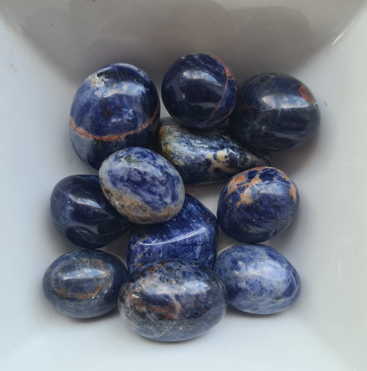 Pierre roulée Sodalite