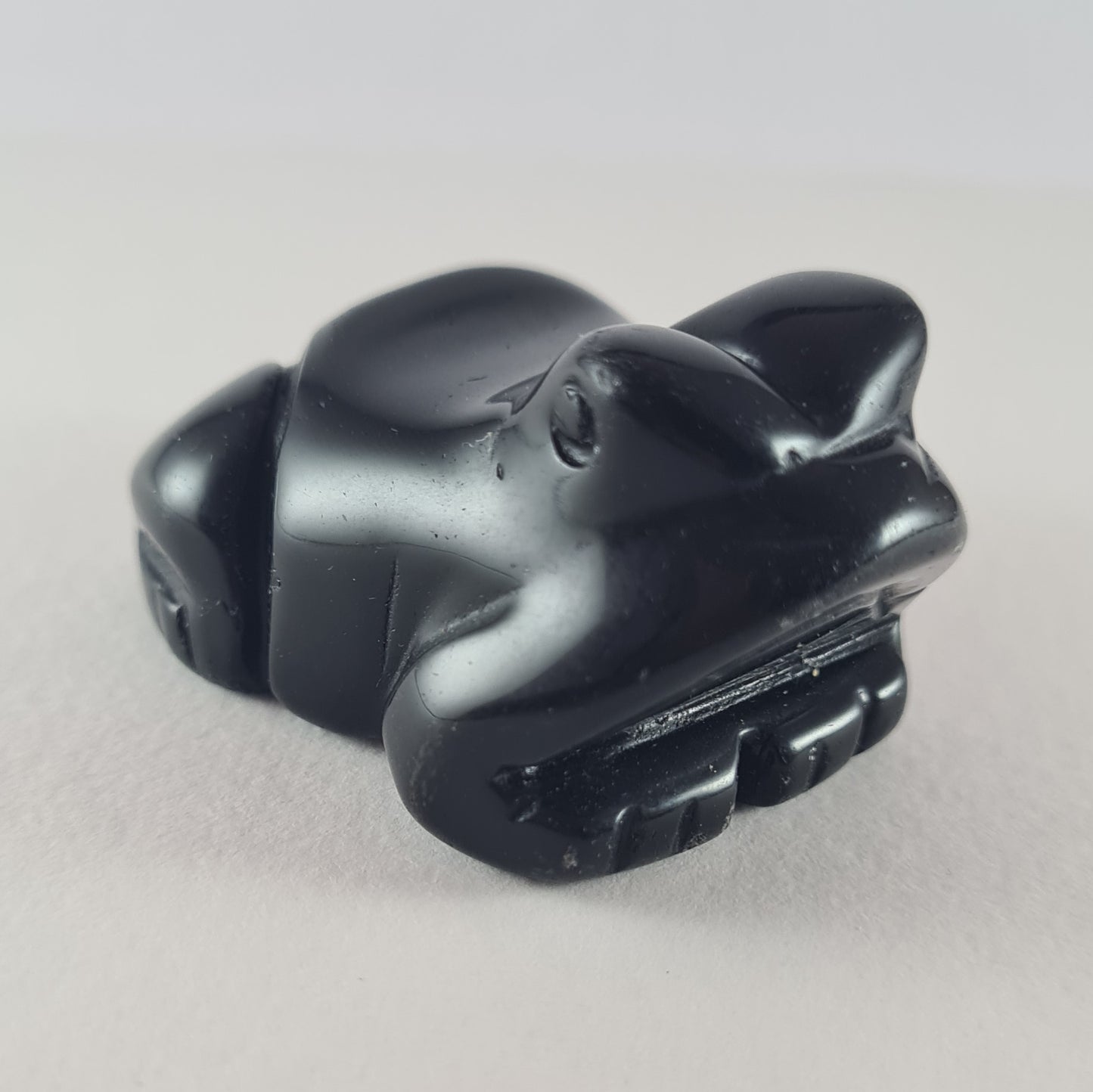 Figurine Grenouille Obsidienne n°19
