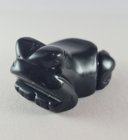 Figurine Grenouille Obsidienne n°97