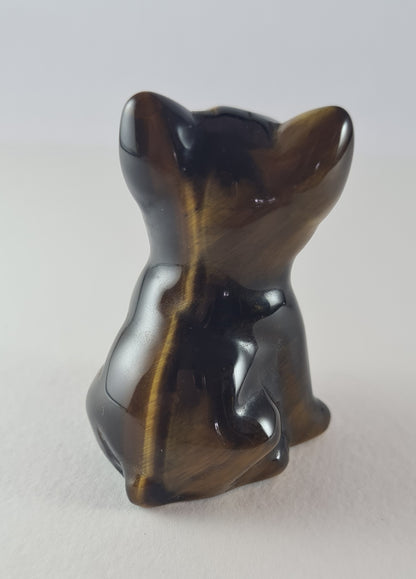Figurine Bouledogue Œil de tigre n°45