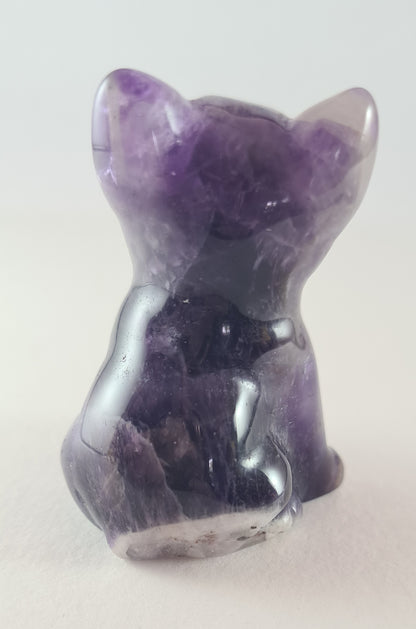 Figurine Bouledogue Améthyste / n°47