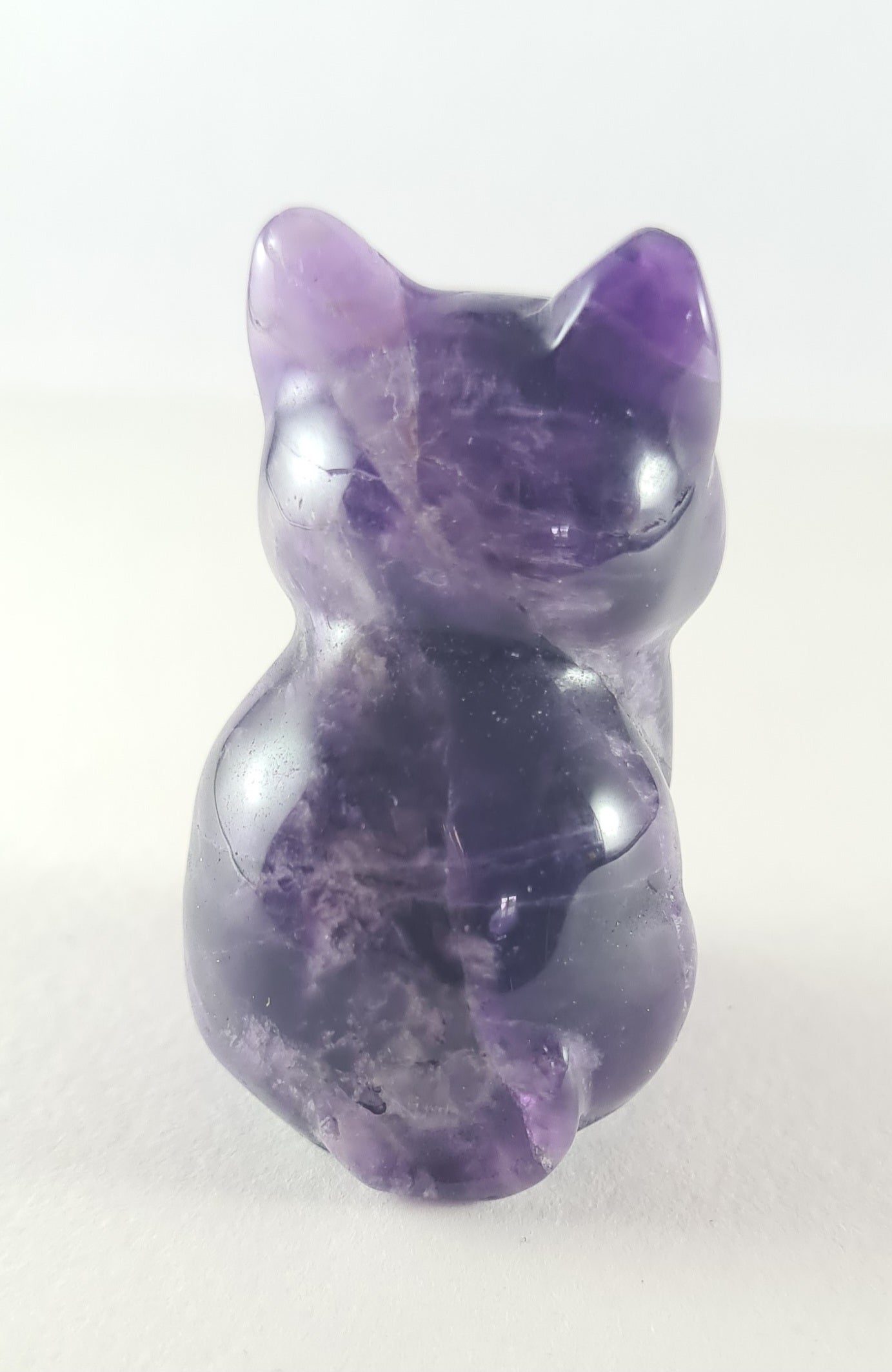 Figurine Chat Améthyste n°9