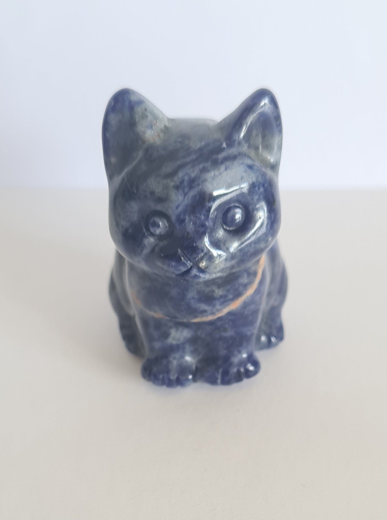 Figurine chat Sodalite n°4