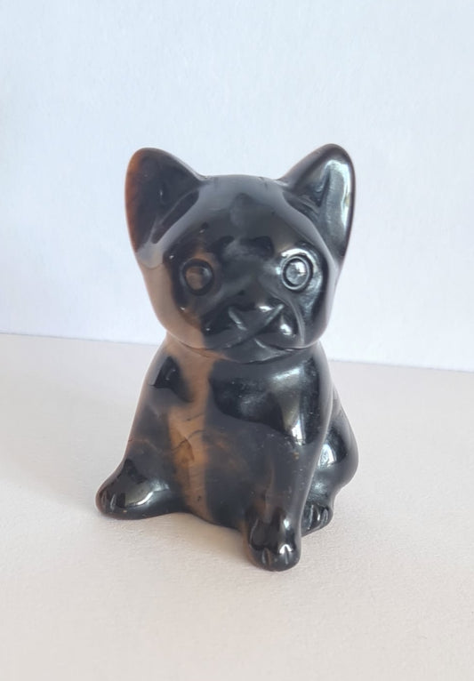 Figurine Bulldog Œil de tigre n°28