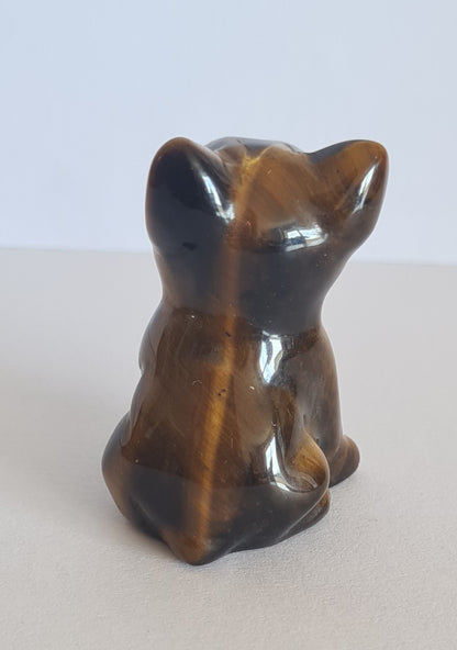 Figurine Bouledogue Œil de tigre n°46