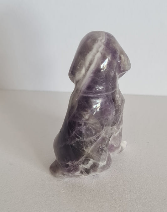 Figurine Chien Améthyste n°25