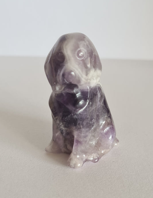 Figurine Chien Améthyste n°25