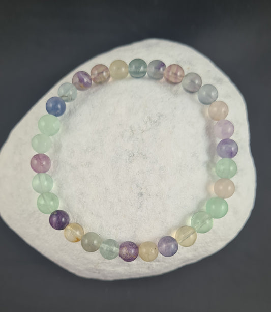 Bracelet Fluorite 6mm