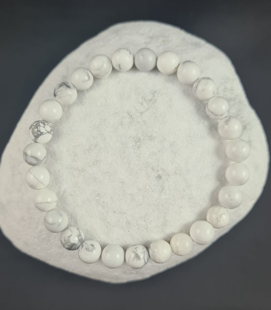 Bracelet Howlite 6mm