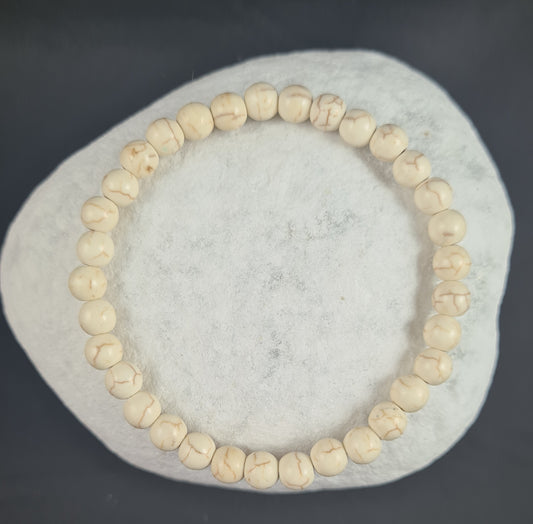 Bracelet Magnésite 6mm