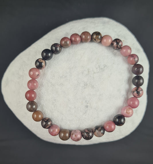 Bracelet Rhodonite 6mm