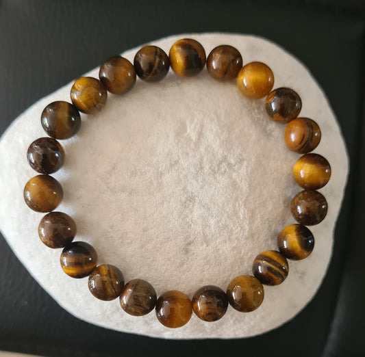 Bracelet Œil de tigre 8mm