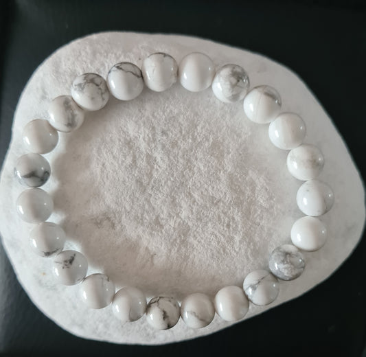 Bracelet Howlite 8mm