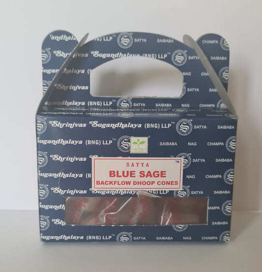 Encens cônes  backflow Satya Blue Sage