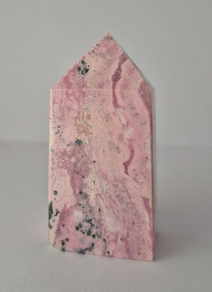 Pointe Tour Polie Rhodonite 6cm / n°32