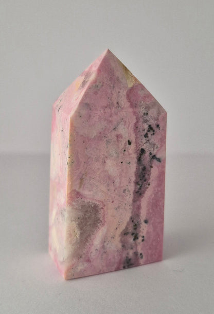 Pointe Tour Polie Rhodonite 6cm / n°32