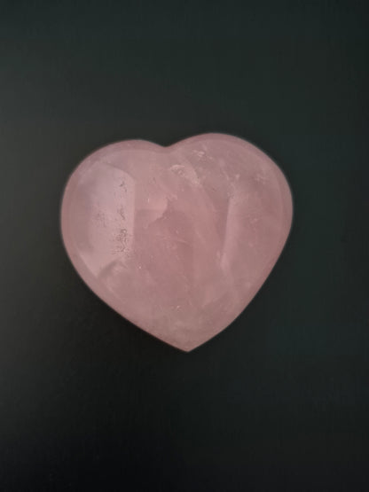 Cœur polie Quartz rose