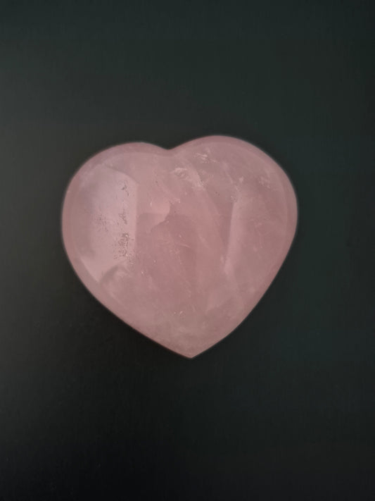 Cœur polie Quartz rose