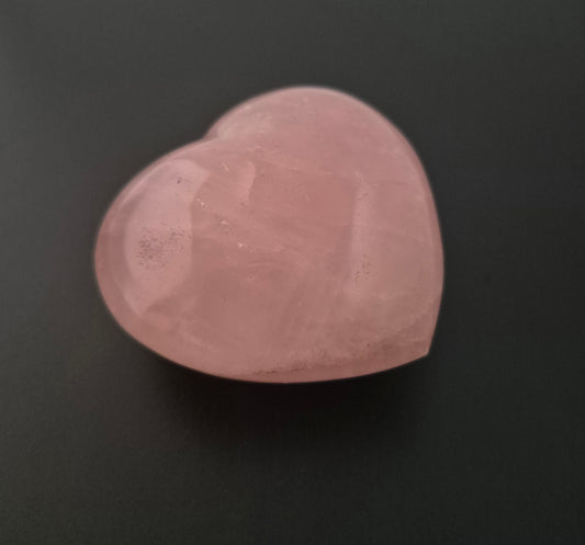Cœur polie Quartz rose