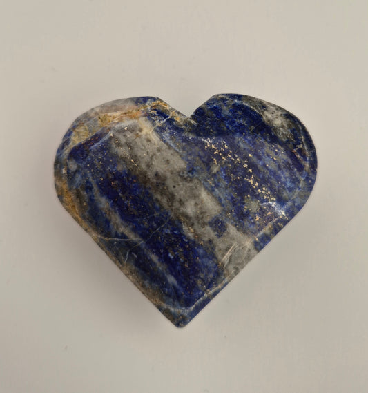 Cœur polie Lapis lazuli
