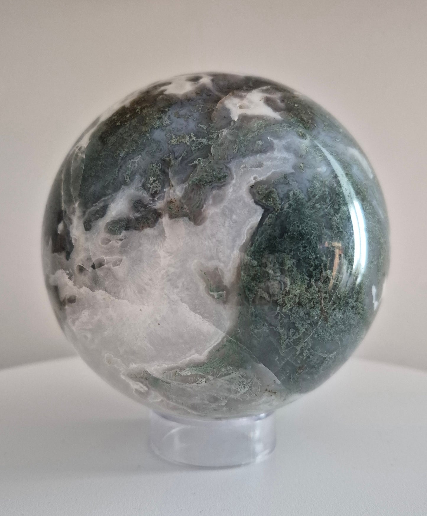Sphère Agate mousse 11cm / n°105