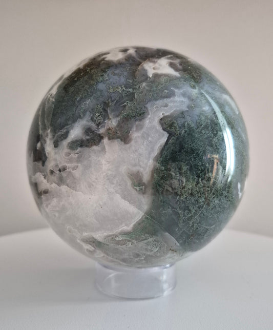 Sphère Agate mousse 11cm / n°105