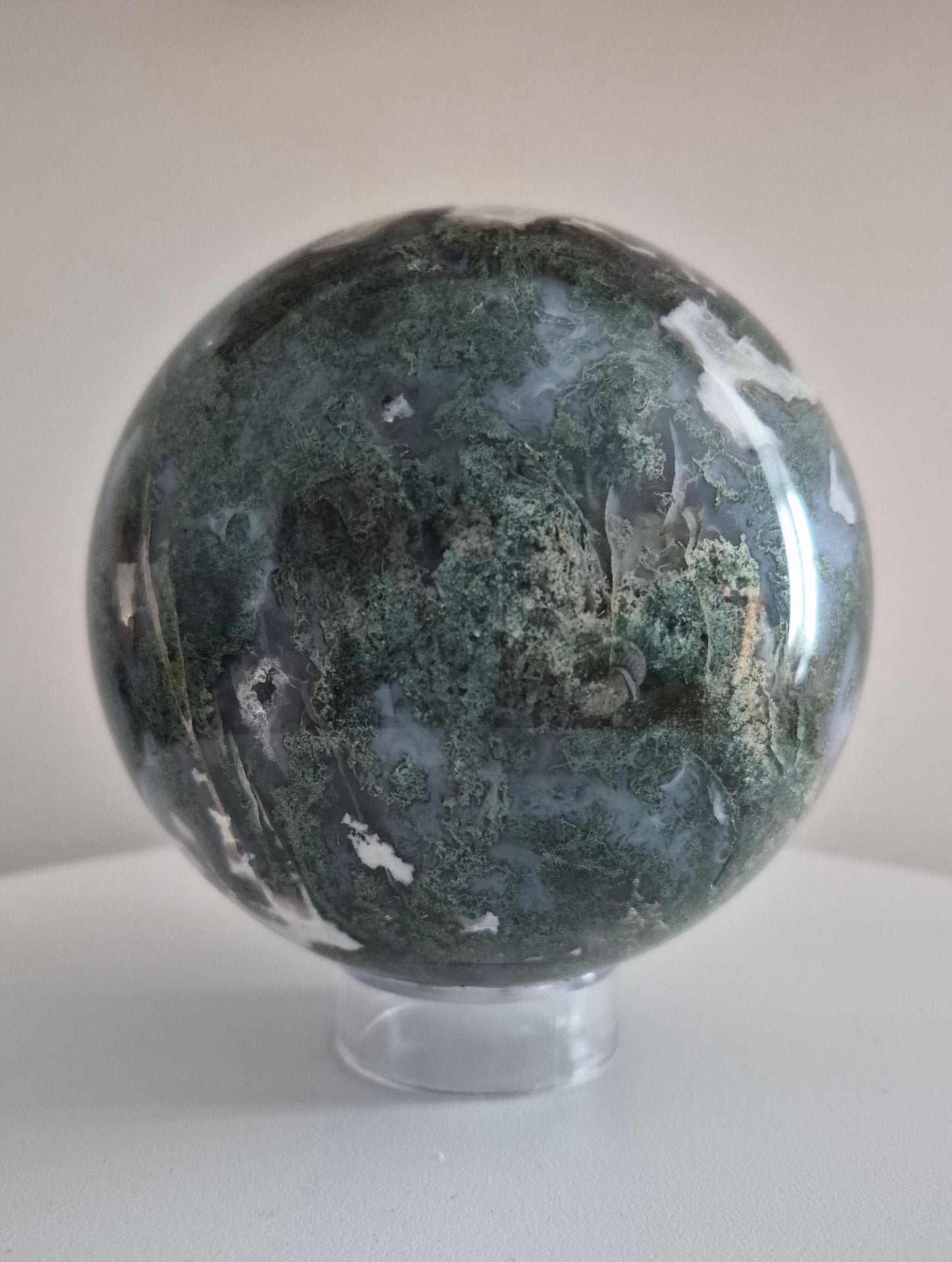 Sphère Agate mousse 11cm / n°105