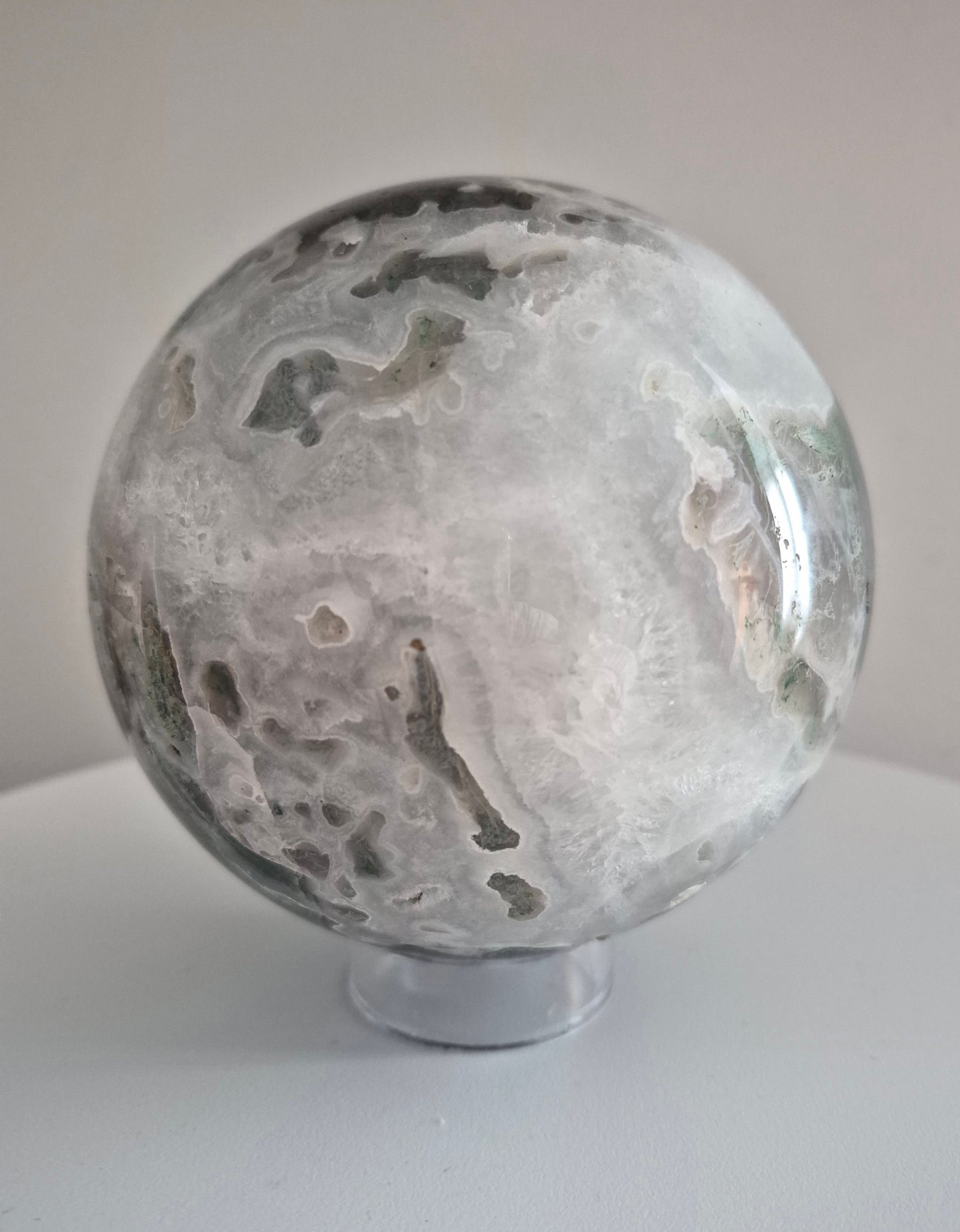 Sphère Agate mousse 11cm / n°105