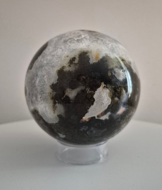 Sphère Agate mousse 9cm / n°104