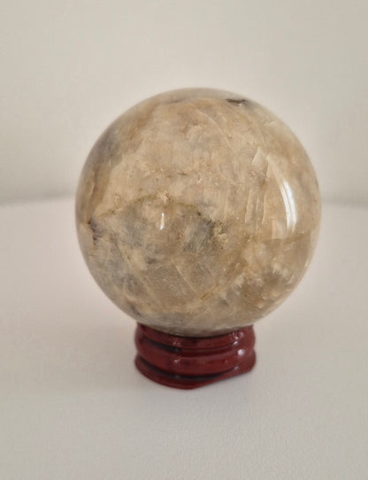Sphère Pierre de lune noire 5,5cm / n°88
