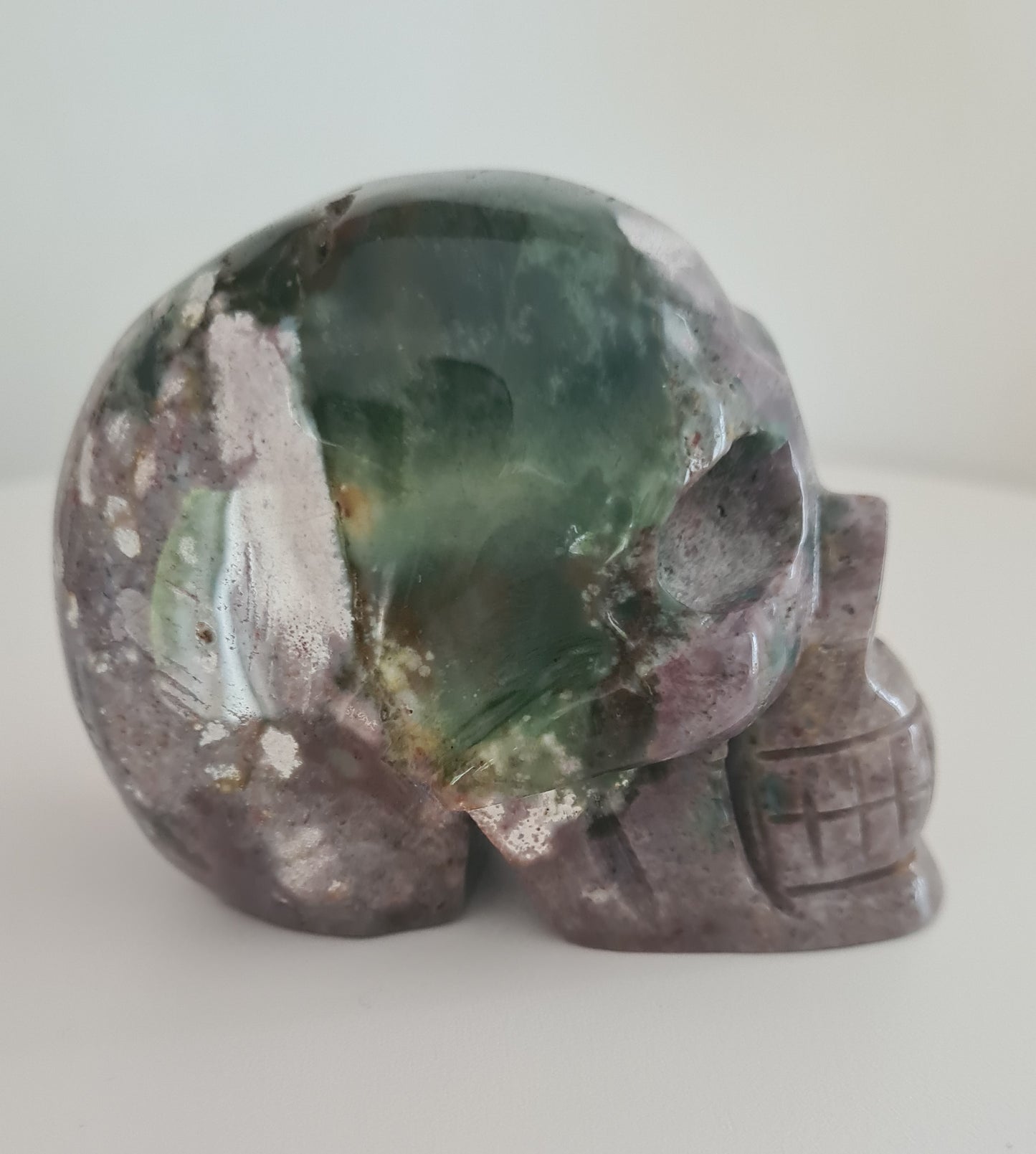 Crâne en agate mousse 7cm / n°11