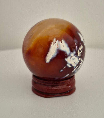 Sphère Cornaline 4,5cm / n°5