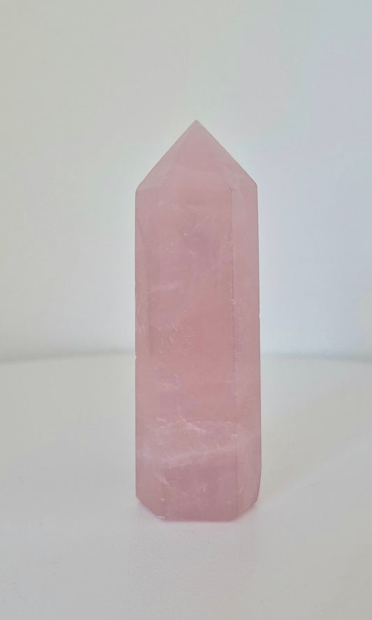 Pointe Tour Quartz rose 8cm / n°29