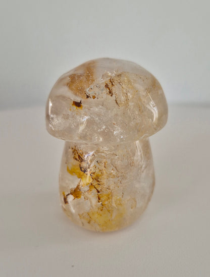 Champignon Quartz doré guérisseur n°123