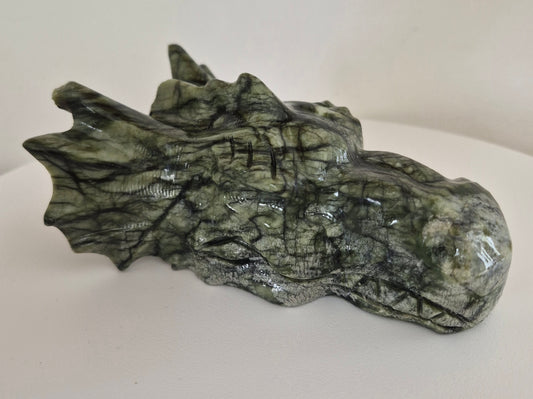 Tête de dragon Jade vert n°132