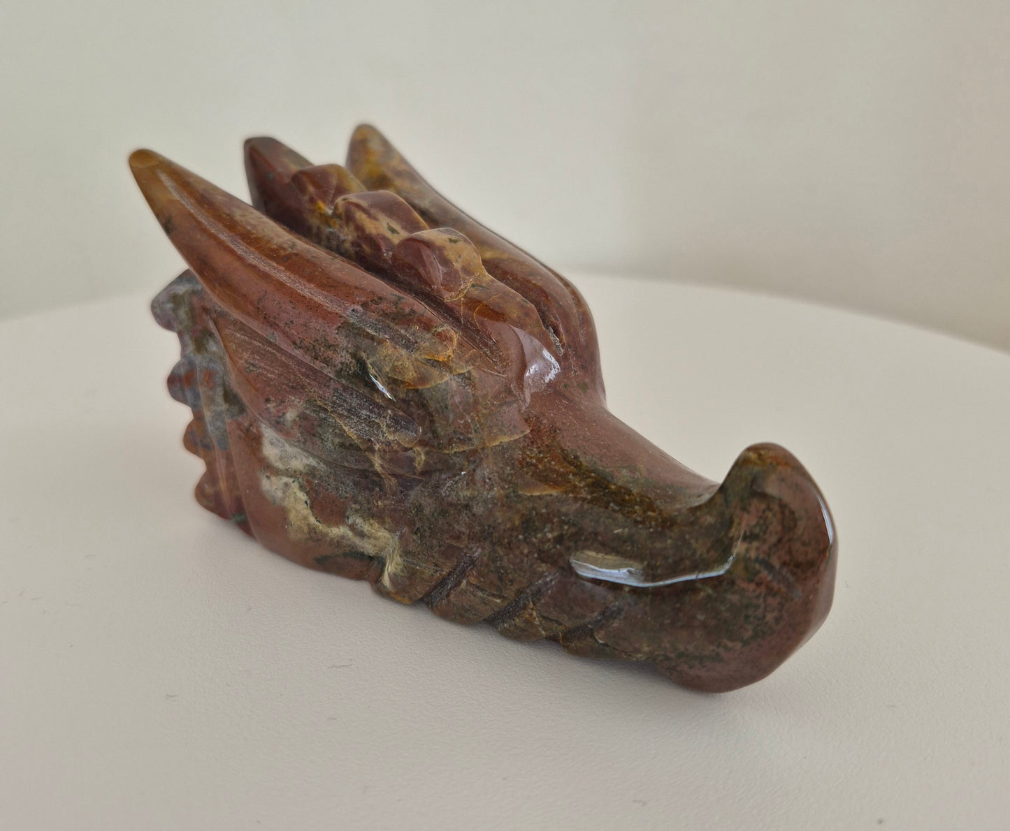 Tête de dragon Jaspe océan n°130