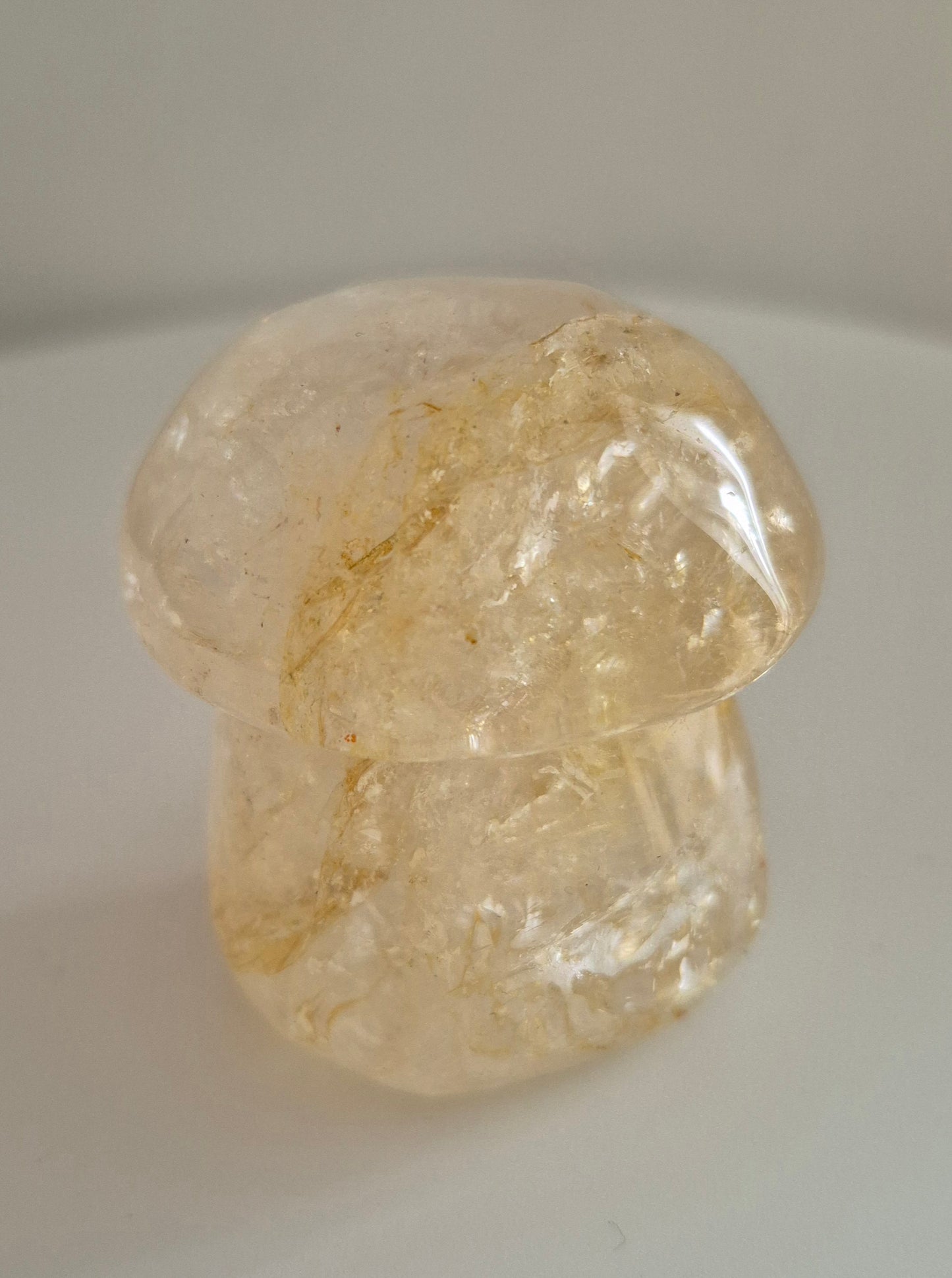 Champignon Quartz doré guérisseur n°160