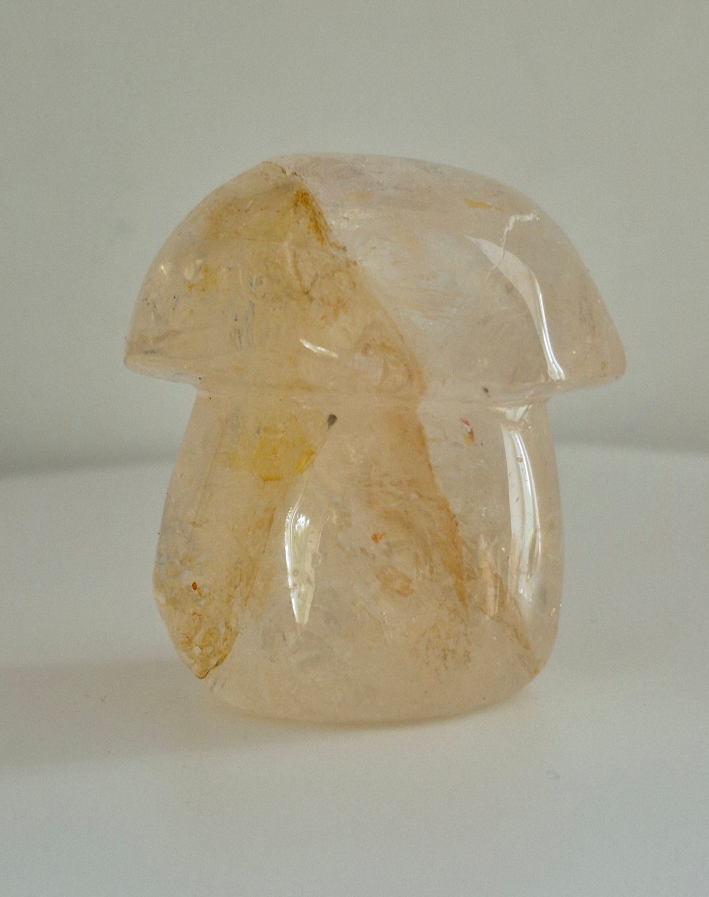Champignon Quartz doré guérisseur n°160