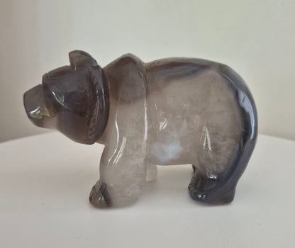 Ours en Agate druse n°163
