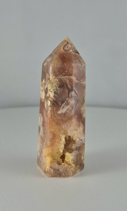 Pointe Tour Agate fleur 7cm / n°18